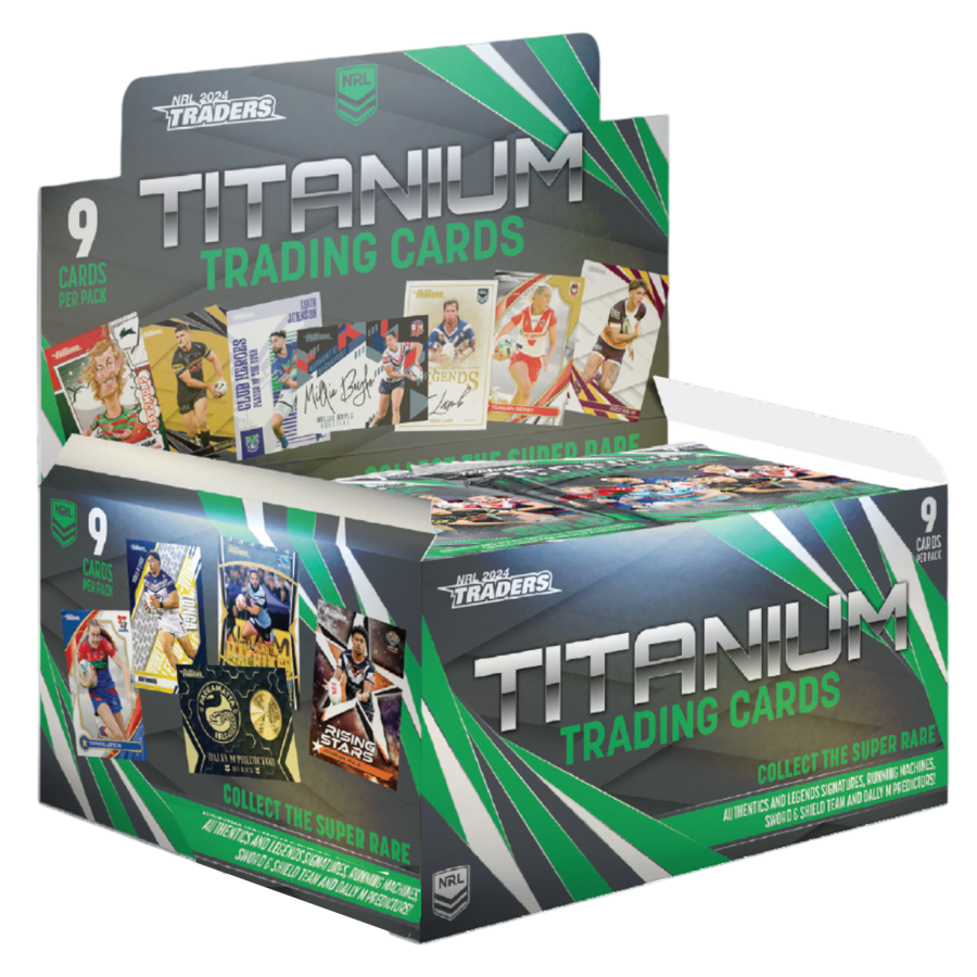 2024 NRL Traders Titanium Trading Cards Sealed Box