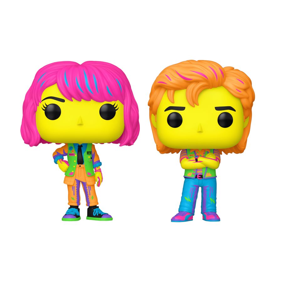 Stranger Things - Robin & Steve US Exclusive Blacklight Funko Pop! Vinyl Figure 2-Pack