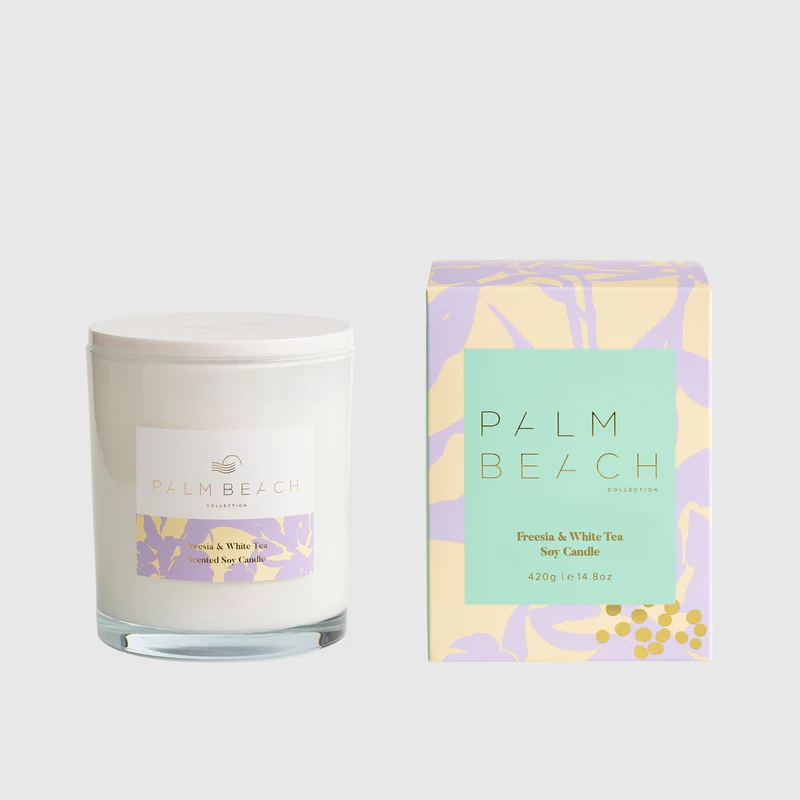 Freesia & White Tea - Standard Candle - Palm Beach Collection
