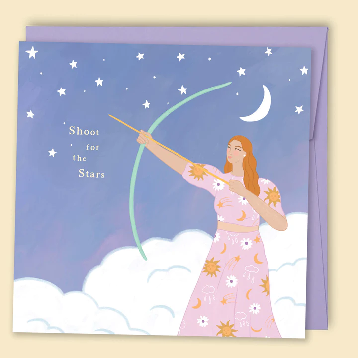 Shoot for the Stars Card - Papernest Designs