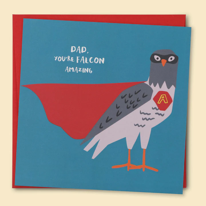 Dad, You're Falcon Amazing Card - Papernest Designs