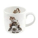 Royal Worcester Wrendale Designs - Hamster Stack Mug