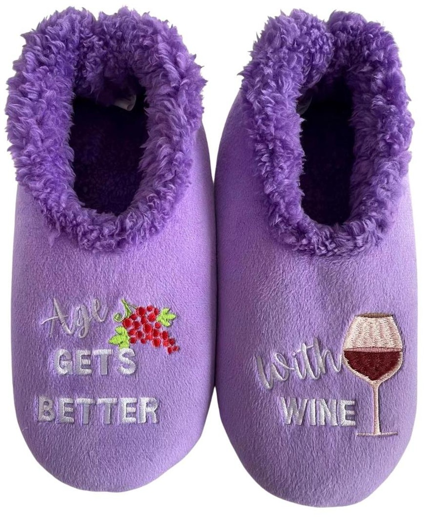 Slumbies Pairables Womens Wine Small (Size 5-6)