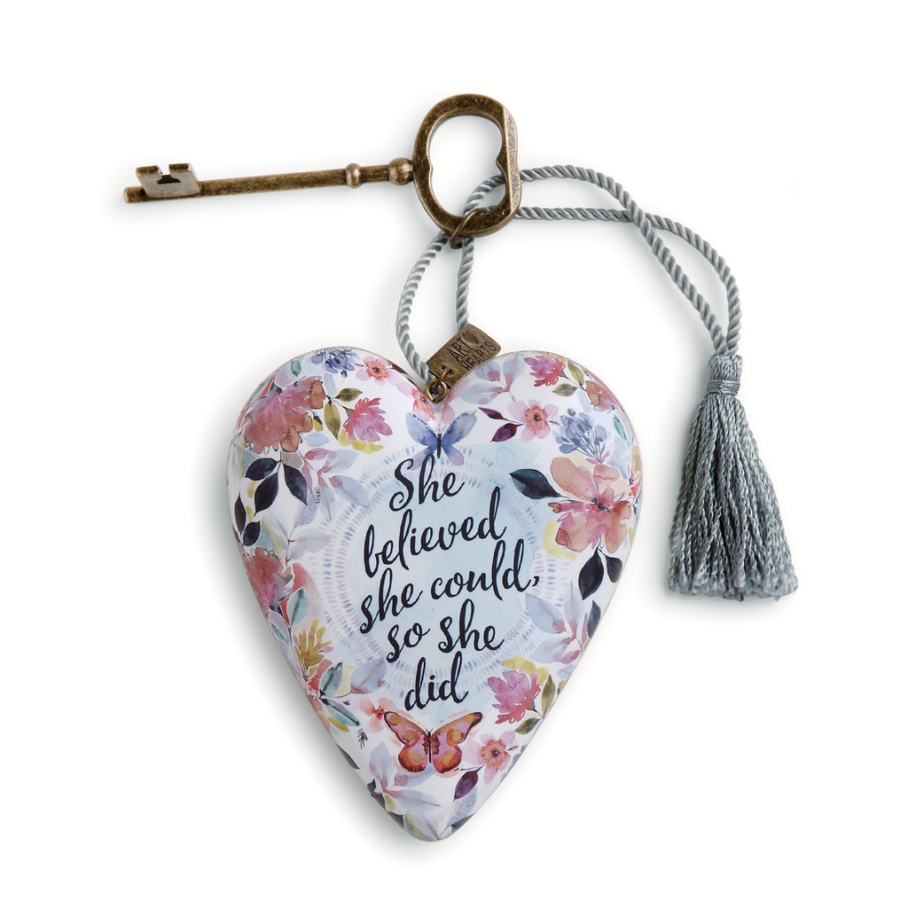Demdaco Art Hearts - She Believed She Could