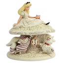 Disney Traditions White Woodland Alice in Wonderland 18cm Whimsy and Wonder
