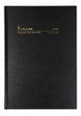 [24M4.P99-2425] Collins Financial Year Diary 2024-2025 A4 2 Days to a Page (Black)