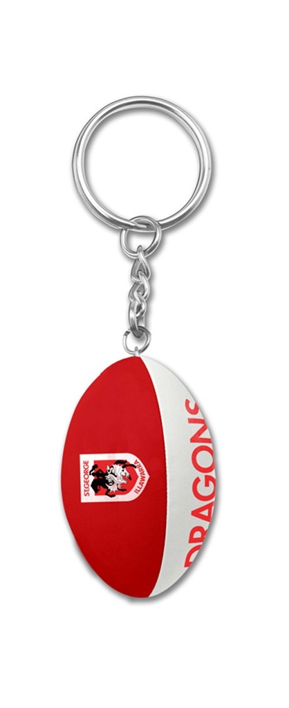 NRL St. George-Illawarra Dragons Ball Keyring