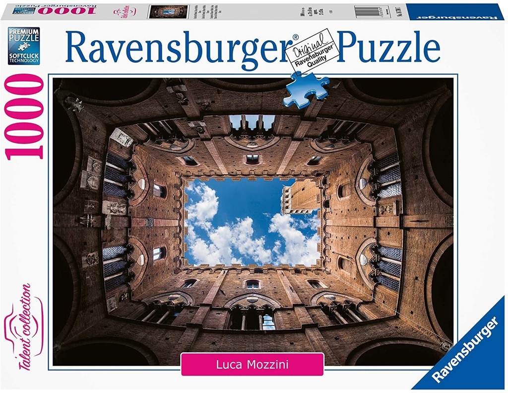 Courtyard Palazzo Pubblico, Siena 1000pc Puzzle - Ravensburger