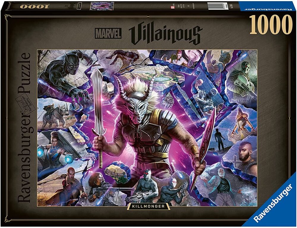 Villainous Killmonger 1000pc Ravensburger Puzzle
