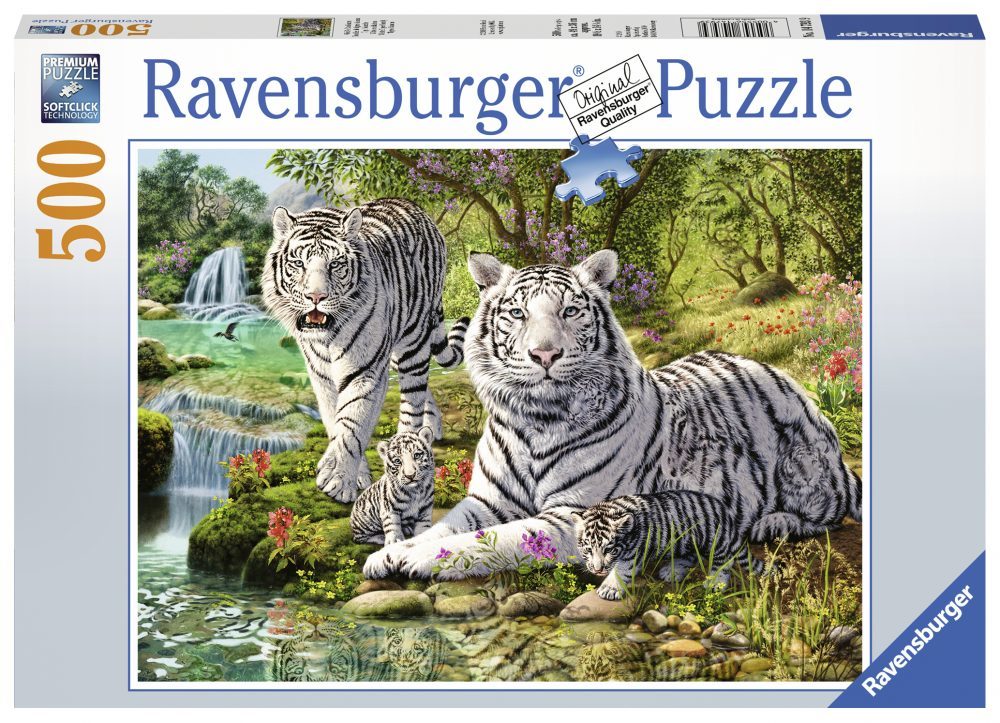White Tiger 500pc Ravensburger Puzzle