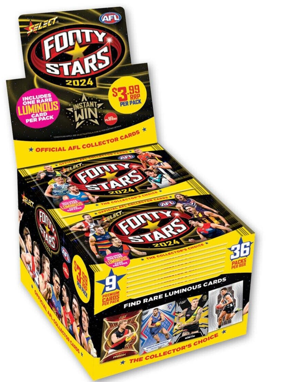 2024 AFL Select Footy Stars Trading Cards Sealed Box