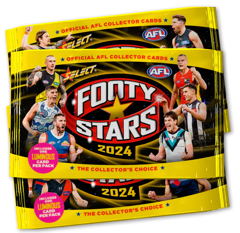 2024 AFL Select Footy Stars Trading Cards Booster Pack