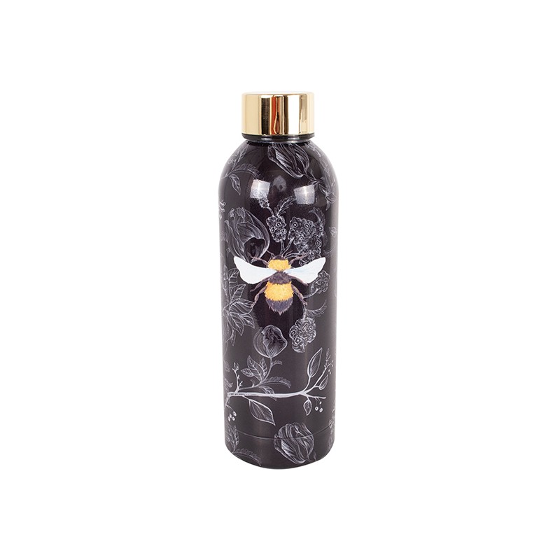 Beeutiful Bees Water Bottle - Black Bee