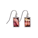 Lily & Mae Resin Earrings w/ Gift Box - Rose