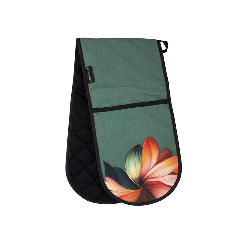 Lily & Mae Double Oven Mitt - Green