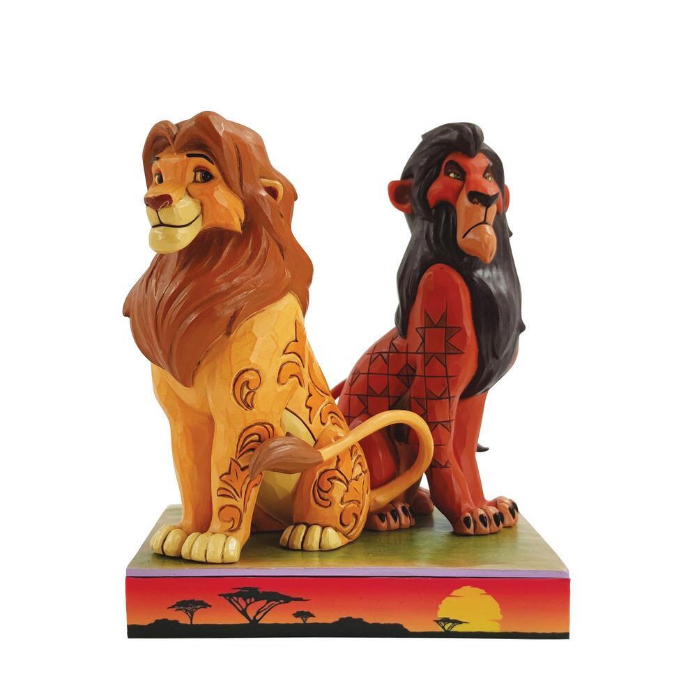 The Lion King Simba & Scar 'Proud and Petulant' Figurine - Disney Traditions by Jim Shore