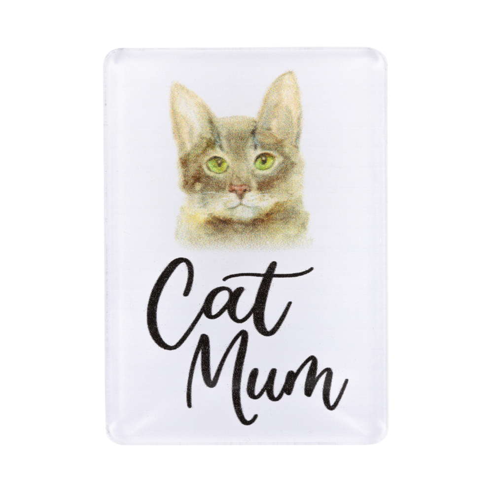 Pet Lovers Acrylic Magnet - Cat Mum
