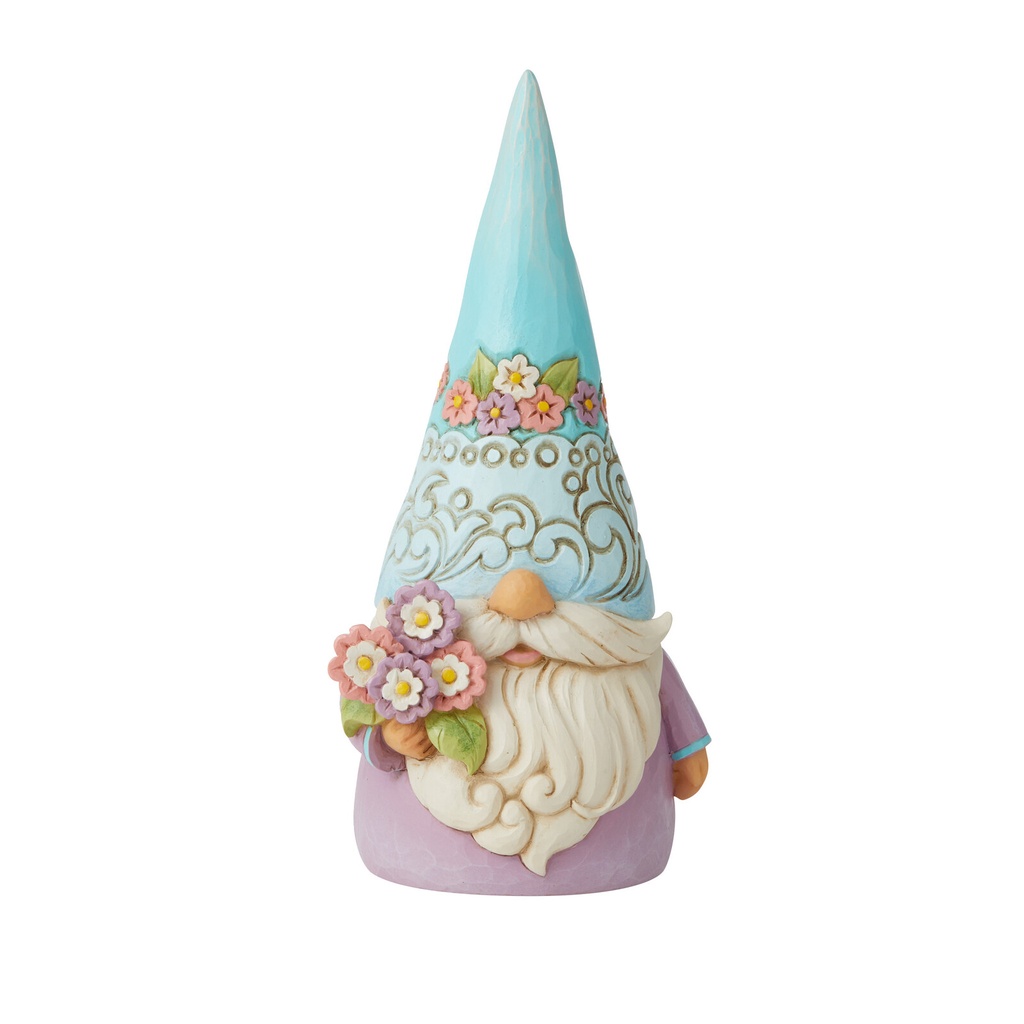 Gnome with Flowers "Bloomin' Gnome" - Heartwood Creek Collection by Jim Shore