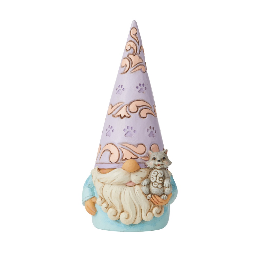 Gnome with Cat "Purr-fect Gnome" - Heartwood Creek Collection by Jim Shore