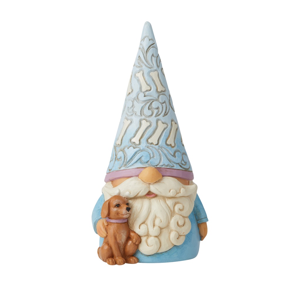 Gnome with Dog “Gnome Better Friends” - Heartwood Creek Collection by Jim Shore