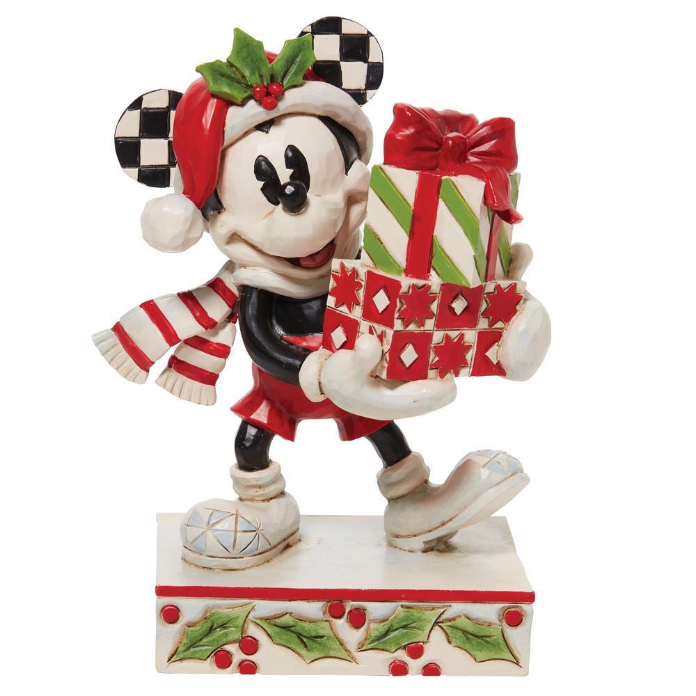 Mickey Mouse with Stacked Presents 'A Season of Giving' Figurine - Disney Traditions by Jim Shore