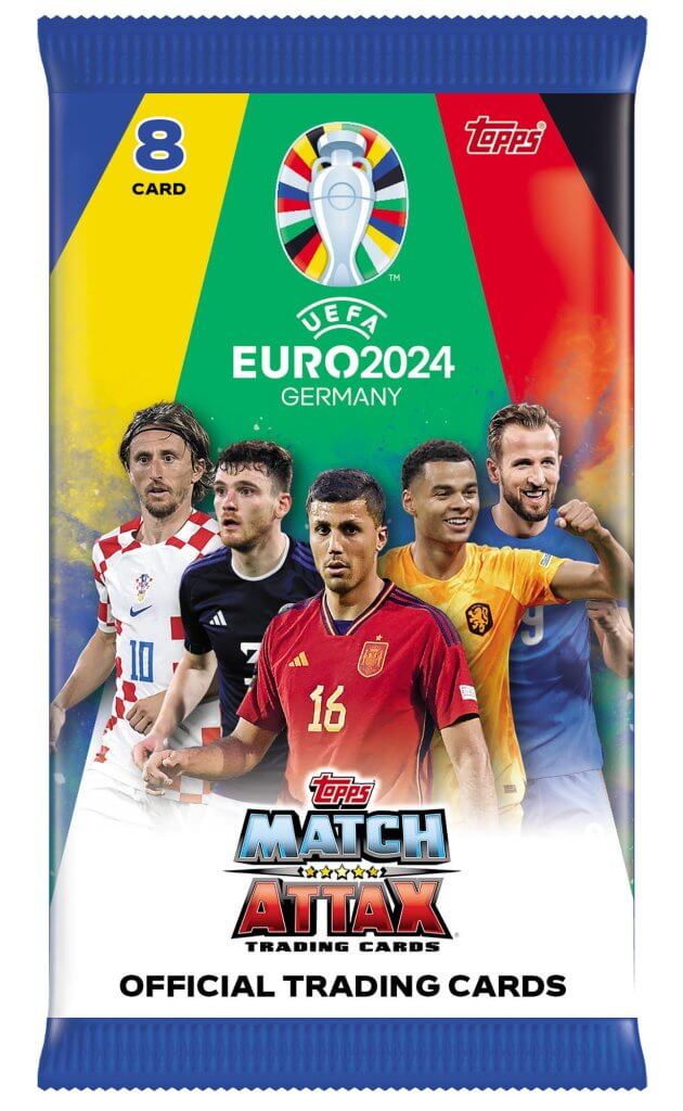 UEFA Match Attax Euro 2024 Edition Trading Cards Booster Pack