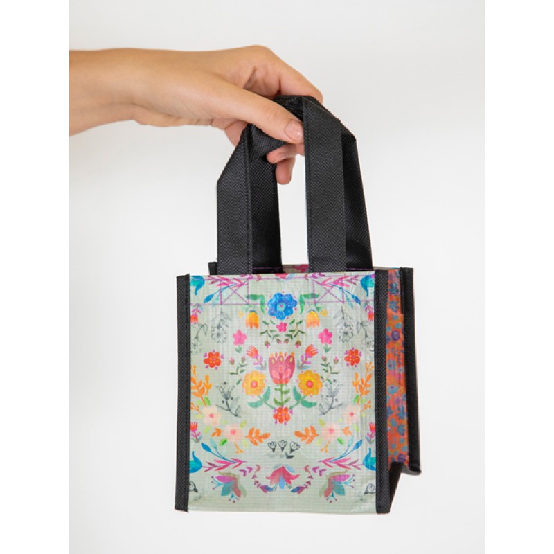 Happy Bag - Small Grey Floral