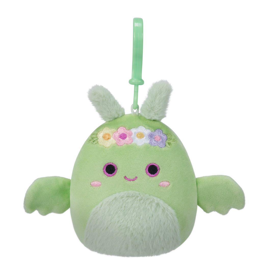 Tove the Mint Green Mothman 3.5 Inch Squishmallows  Clip-On Wave 18