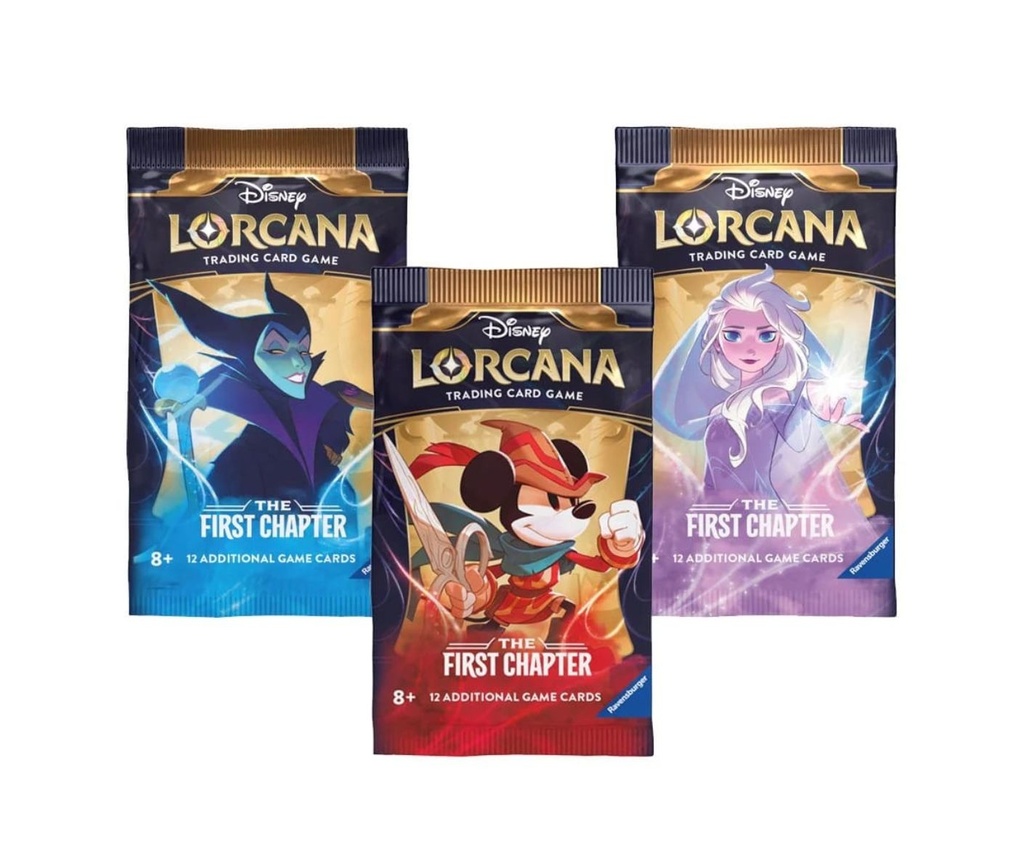 Disney Lorcana Trading Cards First Chapter Booster Pack