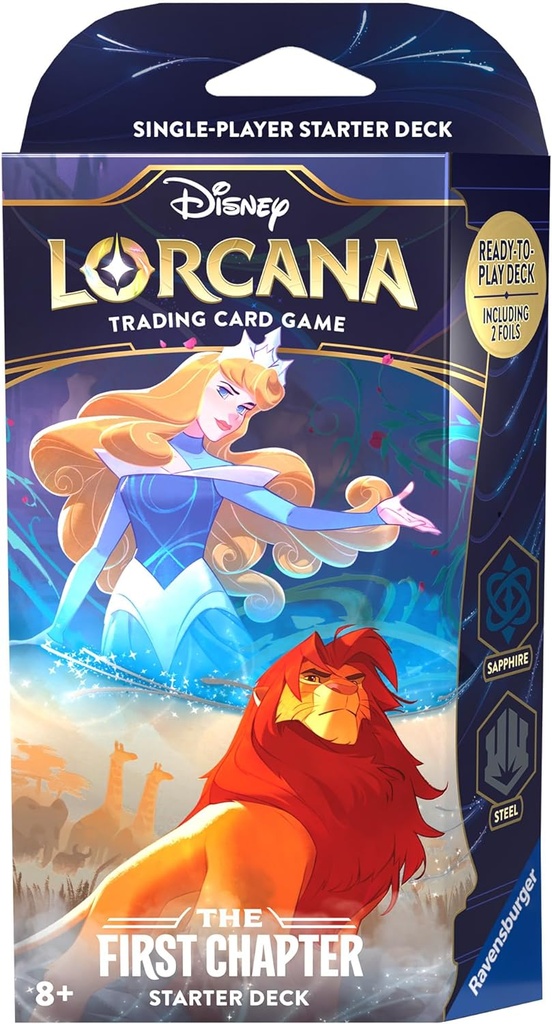 Disney Lorcana Trading Cards First Chapter Sapphire/Steel Starter Deck