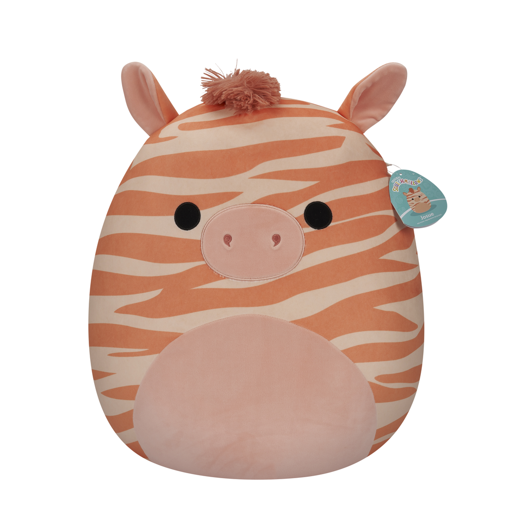 Josue the Orange Zebra 14 inch Squishmallows Wave 18 Assortment B