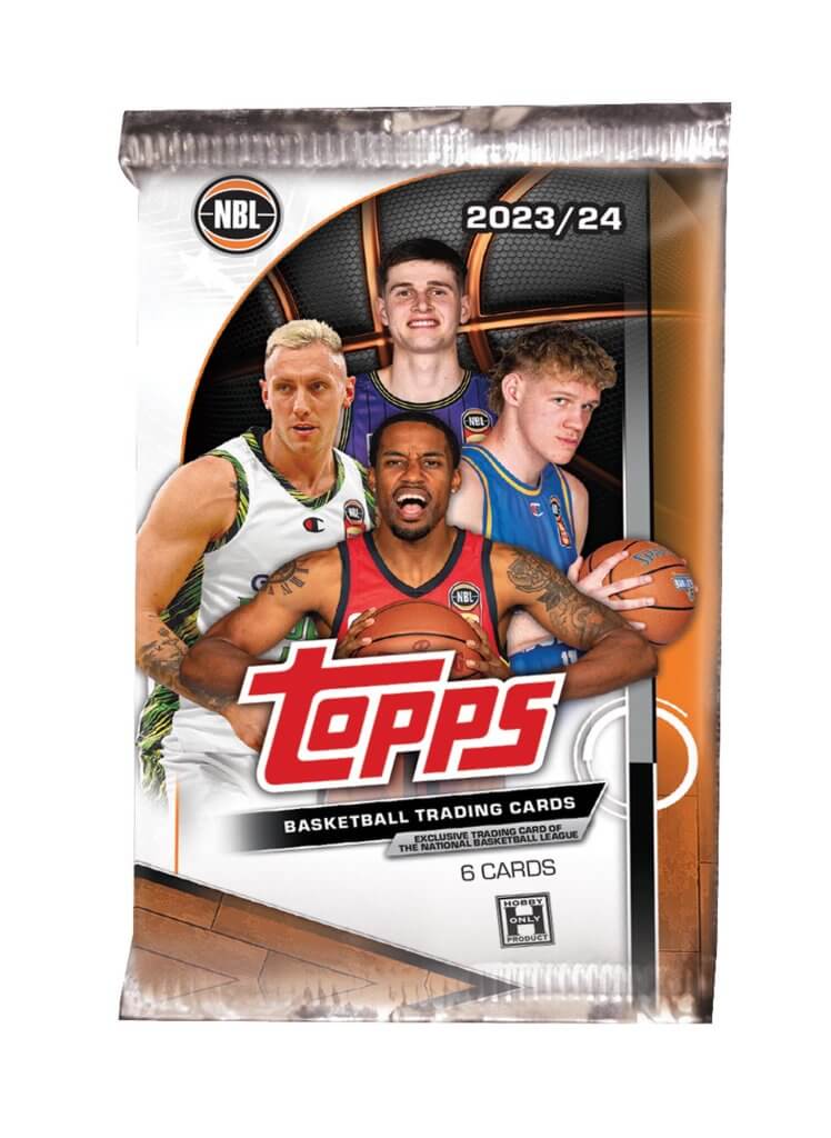 Topps 2023-2024 NBL Basketball Trading Cards Booster Pack