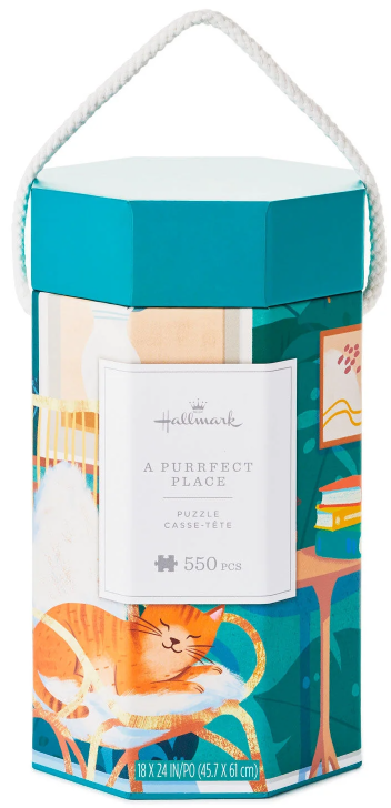 A Purrfect Place 550 Piece Jigsaw Puzzle - Hallmark