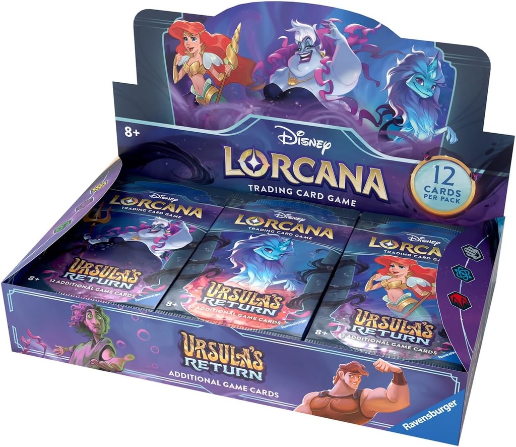 Disney Lorcana Trading Cards Ursula's Return Sealed Booster Box