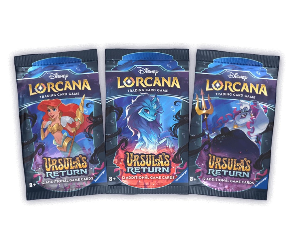 Disney Lorcana Trading Cards Ursula's Return Booster Pack