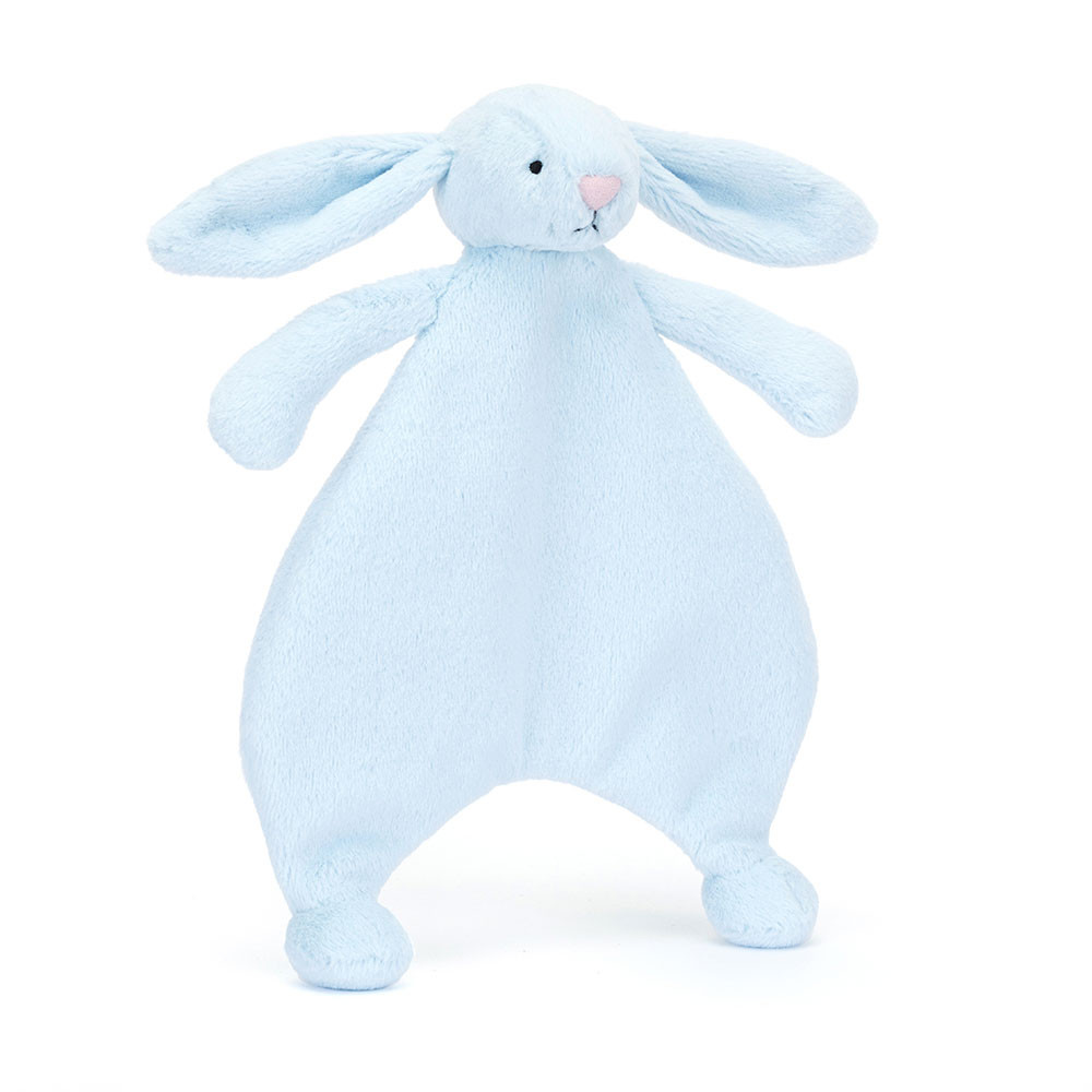 Bashful Baby Blue Bunny Comforter - Jellycat