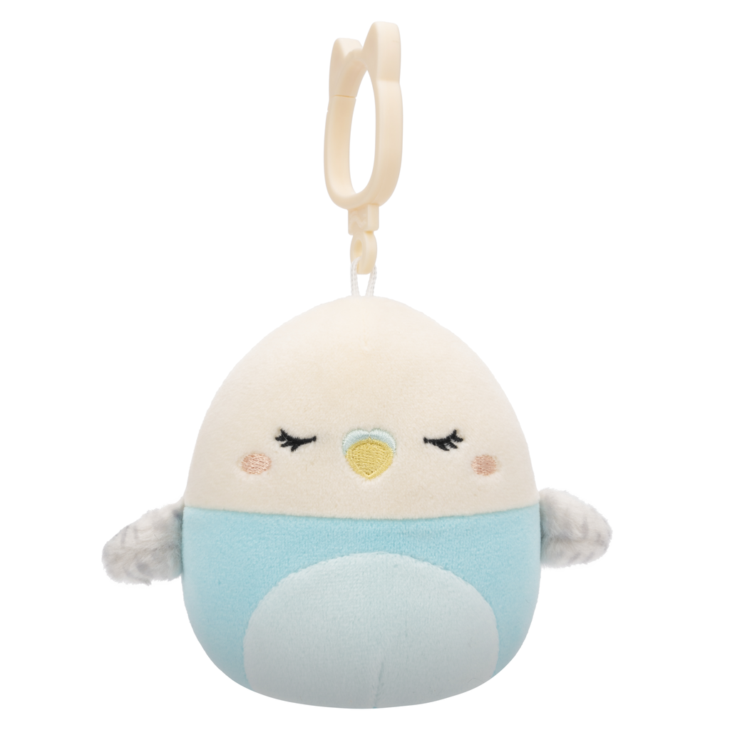 Tycho the Parakeet 3.5 inch Squishmallows Clip-On Wave 20