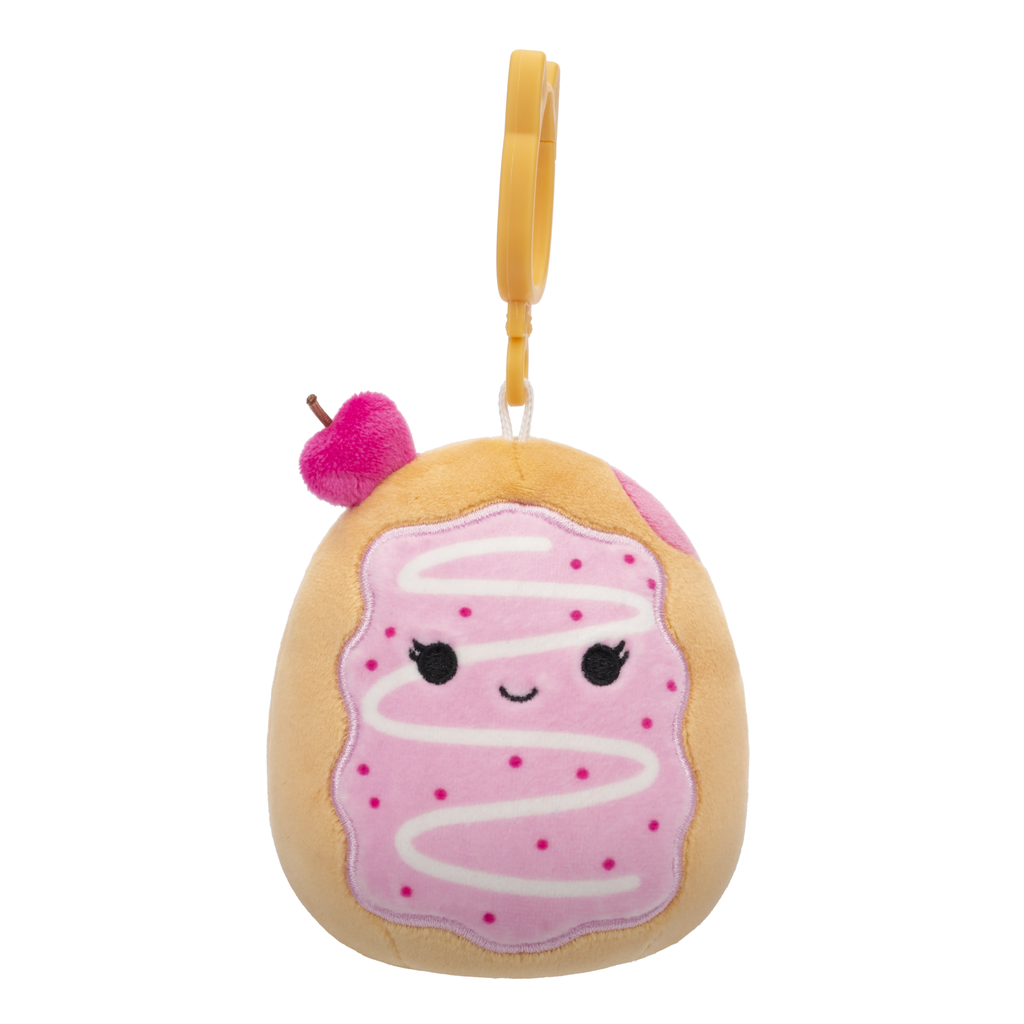 Perl the Pink Cherry Donut 3.5 inch Squishmallows Clip-On Wave 20