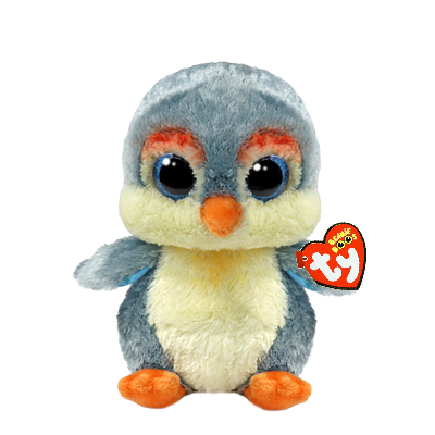 TY Beanie Boos - Fisher the Gray Penguin (Regular)
