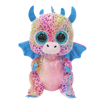 TY Beanie Boos - Flint the Purple Dragon (Regular)
