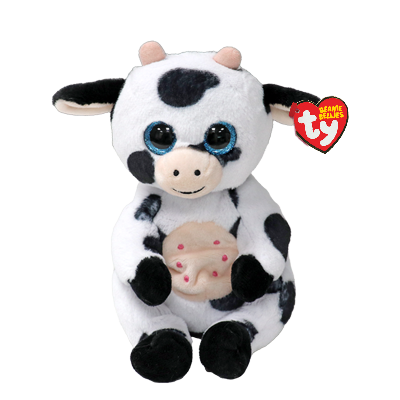 Herdly the Cow TY Beanie Bellies Regular
