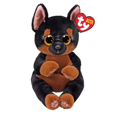 Fritz the Black and Tan Dog TY Beanie Bellies Regular