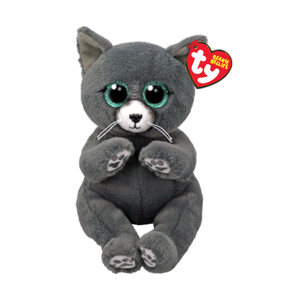 Binx the Russian Blue Cat TY Beanie Bellies Regular