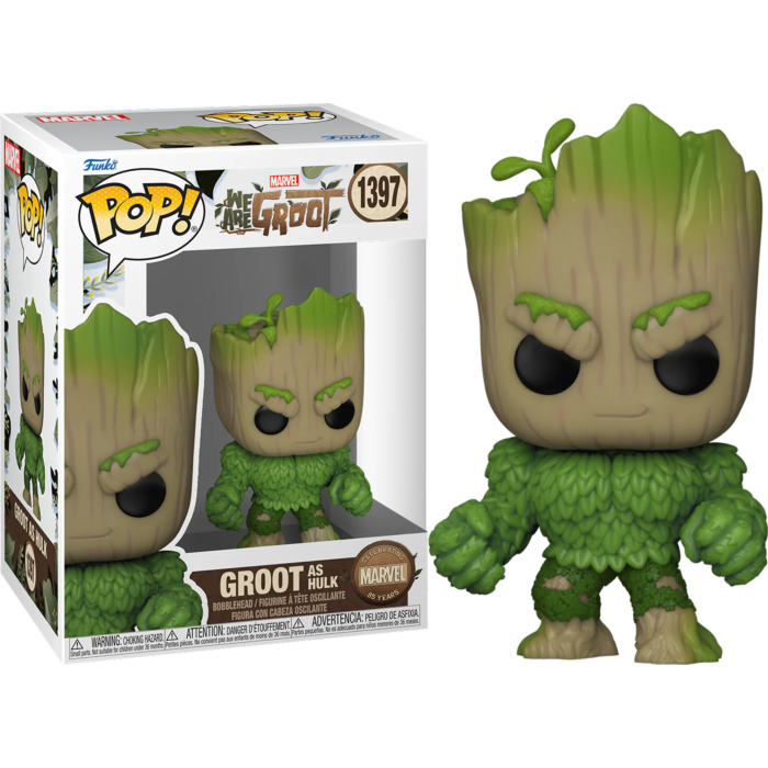Marvel 85th Anniversary: We Are Groot - Groot as Hulk Funko Pop! Vinyl Figure