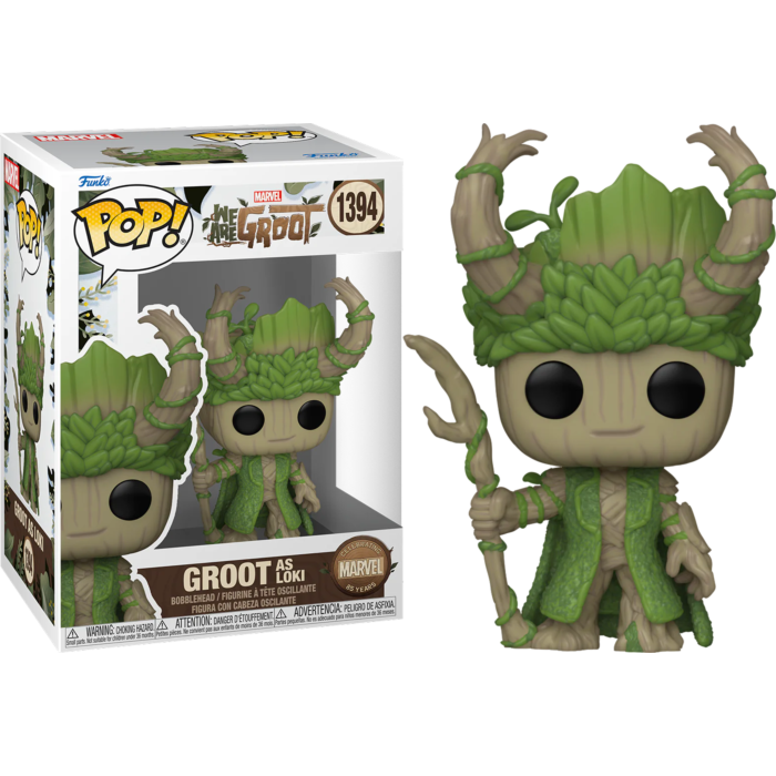 Marvel 85th Anniversary: We Are Groot - Groot as Loki Funko Pop! Vinyl Figure