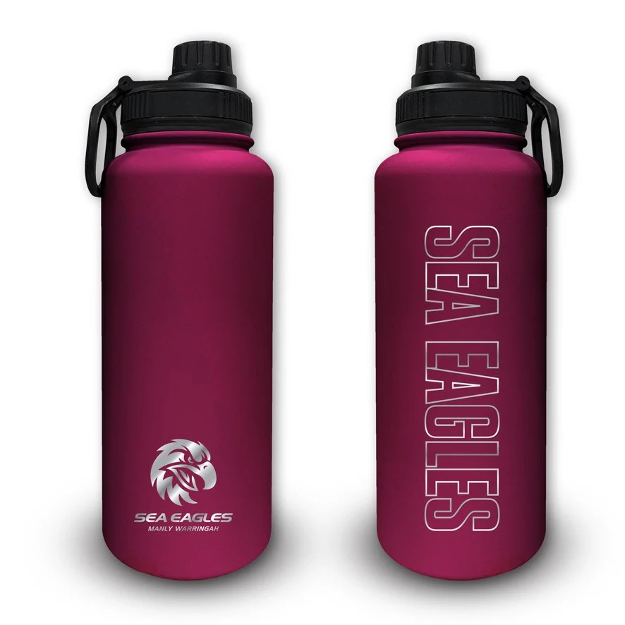 NRL Manly Warringah Sea Eagles Stainless Steel Drink Bottle