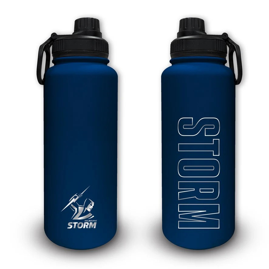 NRL Melbourne Storm Stainless Steel Drink Bottle