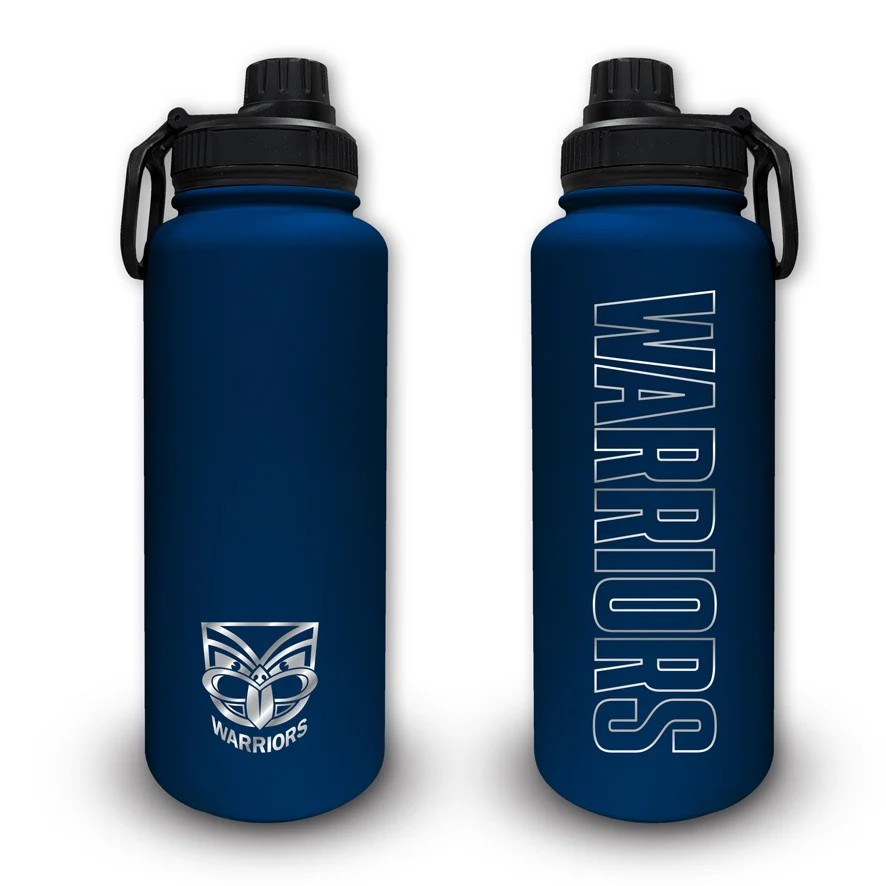 NRL New Zealand Warriors Stainless Steel Drink Bottle