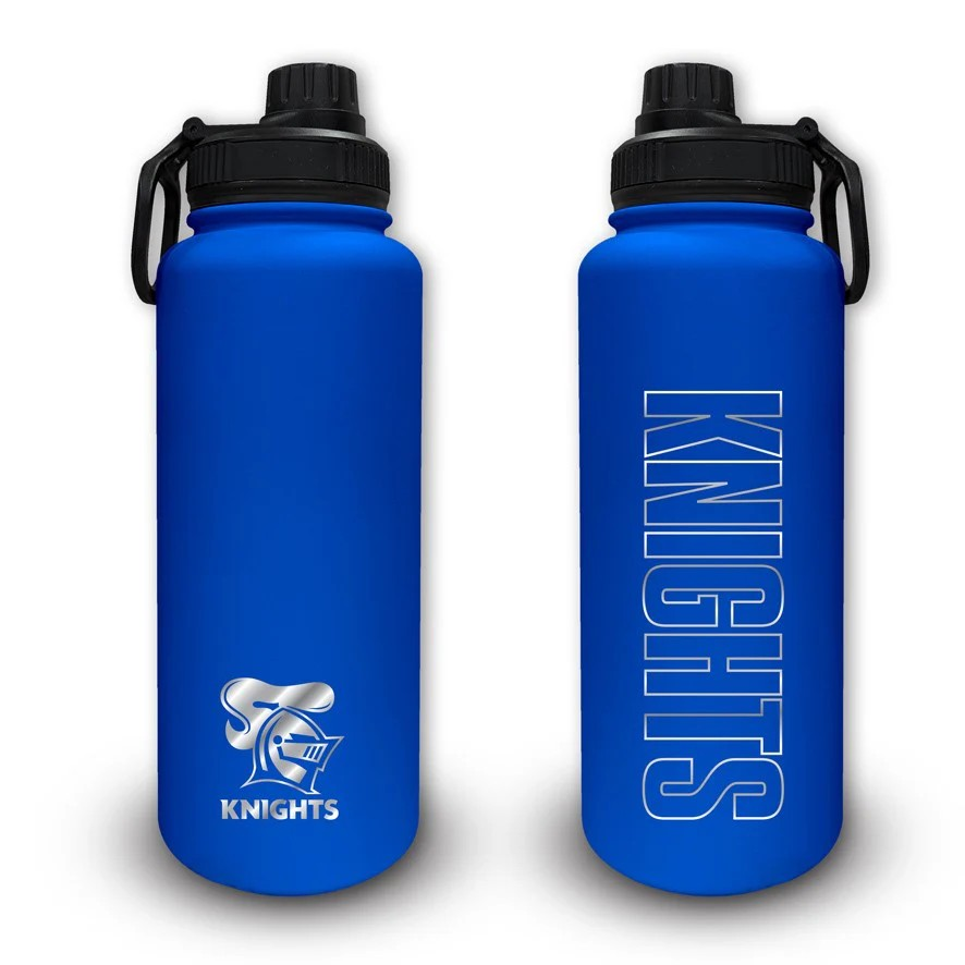 NRL Newcastle Knights Stainless Steel Drink Bottle