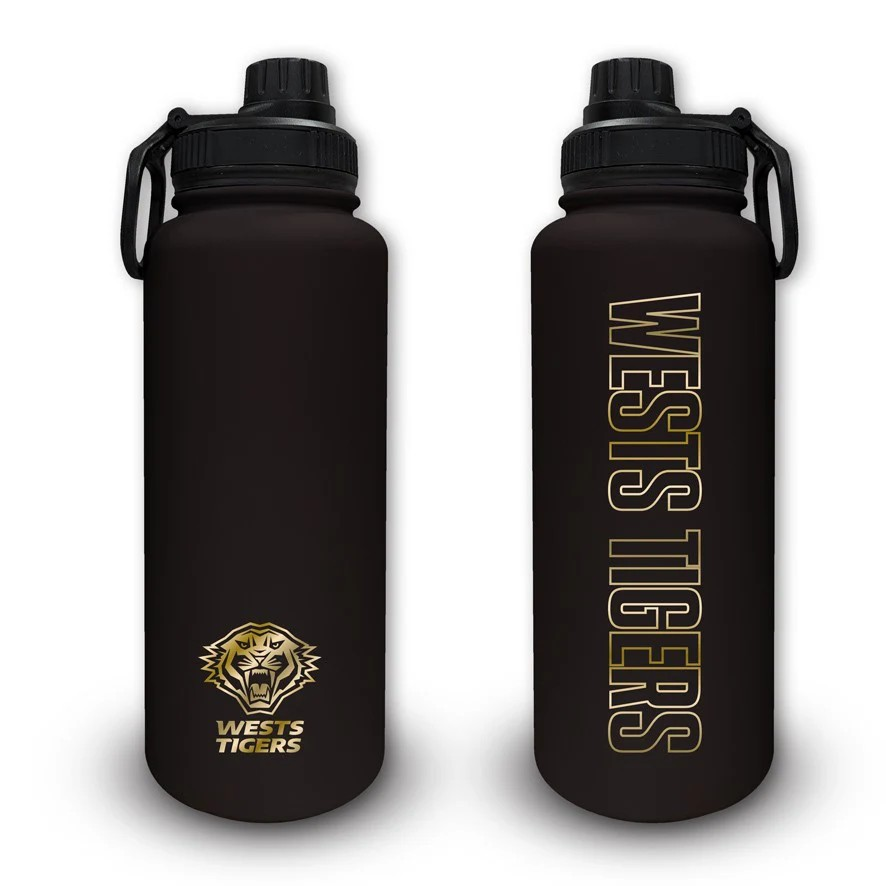 NRL Wests Tigers Stainless Steel Drink Bottle